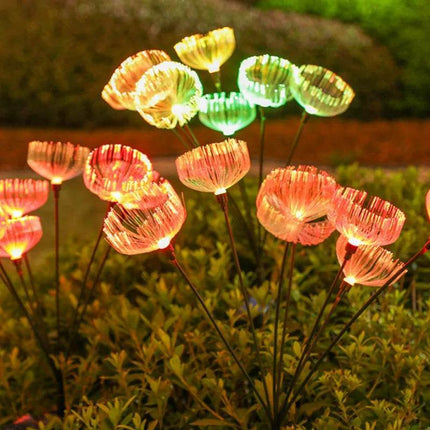 Solar Fiber Jellyfish Outdoor LED Garden Light - LED Garden Light - Brangdy - Mad Fly Essentials