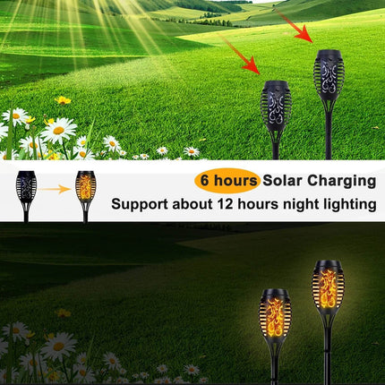 Solar Flickering Flame Garden LED Landscape Light - LED Landscape Light - Toifucos - Mad Fly Essentials