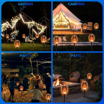 Solar Flickering Flame Garden LED Landscape Light - LED Landscape Light - Toifucos - Mad Fly Essentials