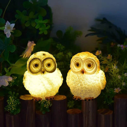 Solar Owl Lamp LED Night Light Garden Decor - Garden Decor - Warm like home - Mad Fly Essentials