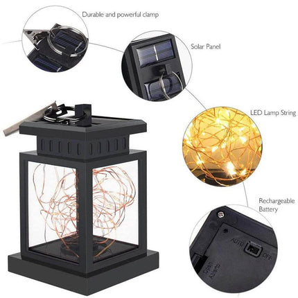 Solar Lantern Hanging LED Garden Light - LED Garden Light - JOYINLED - Mad Fly Essentials
