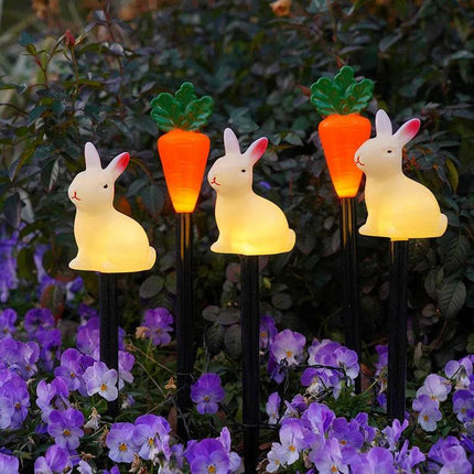 Solar 5pk Bunny Lamp LED Garden Light - LED Garden Light - ZODOLAMP - Mad Fly Essentials