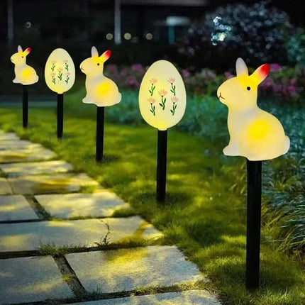 Solar 5pk Bunny Lamp LED Garden Light - LED Garden Light - ZODOLAMP - Mad Fly Essentials