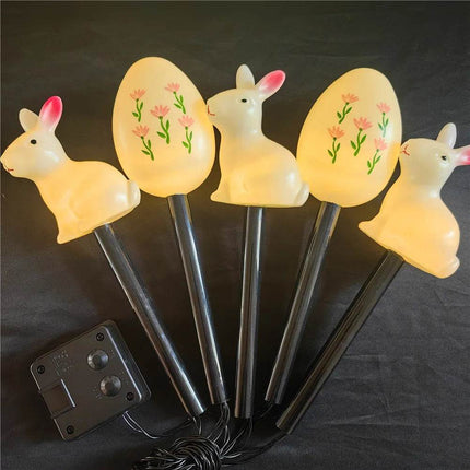 Solar 5pk Bunny Lamp LED Garden Light - LED Garden Light - ZODOLAMP - Mad Fly Essentials