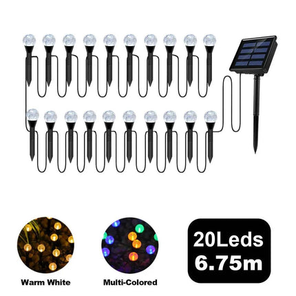 Solar Bubble Ball Lawn LED Garden Light - LED Garden Light - Wandering Tribe - Mad Fly Essentials