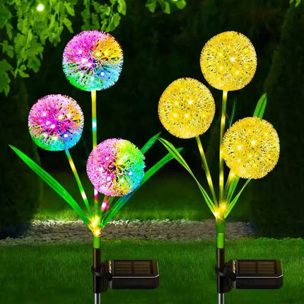 Solar LED Dandelion Multicolor Garden Decor - Garden Decor - ALMGD - Mad Fly Essentials