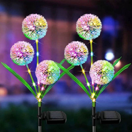Solar LED Dandelion Multicolor Garden Decor - Garden Decor - ALMGD - Mad Fly Essentials