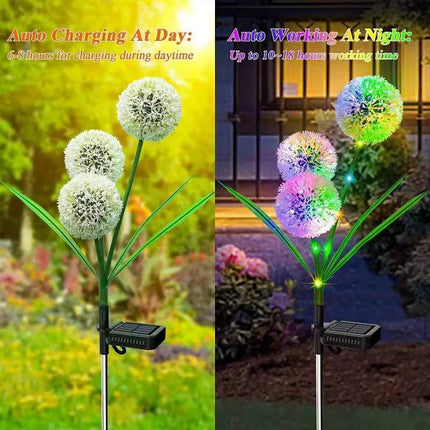 Solar LED Dandelion Multicolor Garden Decor - Garden Decor - ALMGD - Mad Fly Essentials