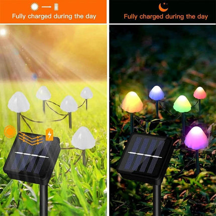 Solar Mushroom Pathway LED Fairy Light - Mad Fly Essentials
