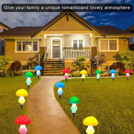 Solar Mushroom LED Landscape Light - Mad Fly Essentials