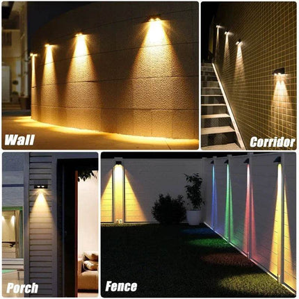 Solar Outdoor 2 - 4 Beads Balcony LED Garden Light - LED Garden Light - VKTECH - Mad Fly Essentials