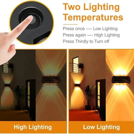 Solar Outdoor Garden LED Wall Sconce - LED Wall Sconce - CLODE - Mad Fly Essentials