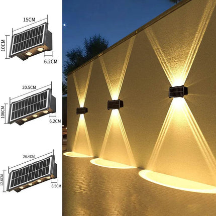 Solar Outdoor Garden LED Wall Sconce - LED Wall Sconce - CLODE - Mad Fly Essentials