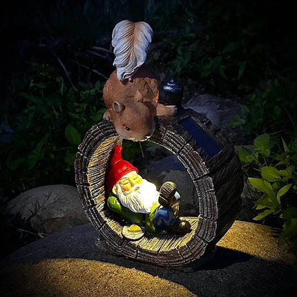 Solar OWL Animal Decor Resin Light Garden Decor - Garden Decor - Mavesan - Mad Fly Essentials