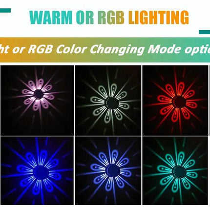 Solar RGBWW Shadow Projector LED Landscape Light - LED Landscape Light - Nosinconn - Mad Fly Essentials