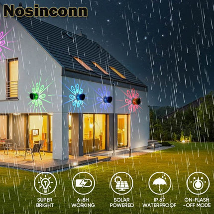 Solar RGBWW Shadow Projector LED Landscape Light - LED Landscape Light - Nosinconn - Mad Fly Essentials