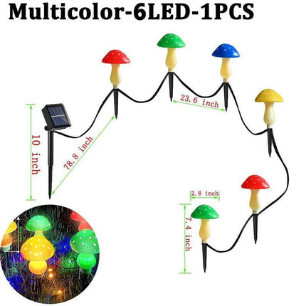 Solar Seasonal Mushroom Decor LED Garden Light - LED Garden Light - GNBC - Mad Fly Essentials