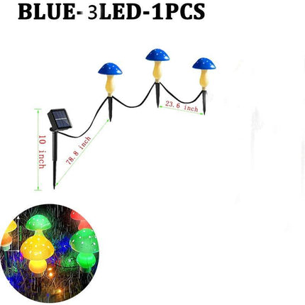 Solar Seasonal Mushroom Decor LED Garden Light - LED Garden Light - GNBC - Mad Fly Essentials