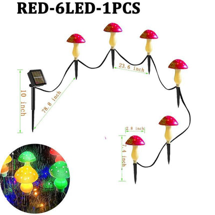 Solar Seasonal Mushroom Decor LED Garden Light - LED Garden Light - GNBC - Mad Fly Essentials