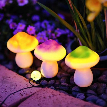 Solar String Mushroom Fairy Lawn Lamp LED Landscape Light - LED Landscape Light - LED FAIRY - Mad Fly Essentials