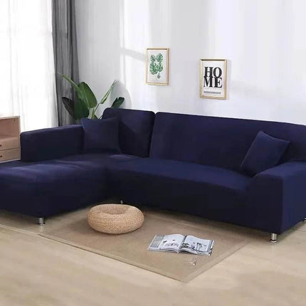Solid Color Elastic Sofa 1/2/3/4 Seater Slipcover - Slipcover - S - EMIGA - Mad Fly Essentials