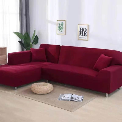 Solid Color Elastic Sofa 1/2/3/4 Seater Slipcover - Slipcover - S - EMIGA - Mad Fly Essentials