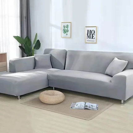 Solid Color Elastic Sofa 1/2/3/4 Seater Slipcover - Slipcover - S - EMIGA - Mad Fly Essentials