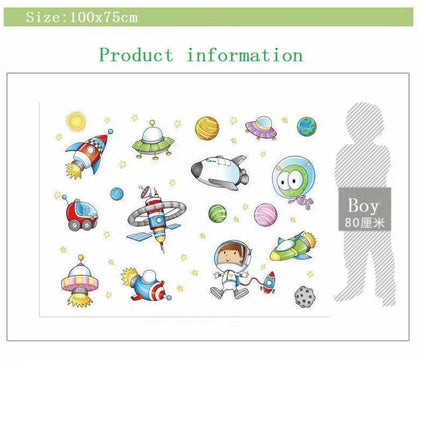 Space Astronaut Cartoon 3D Wall Sticker - 3D Wall Sticker - JD Home Decor - Mad Fly Essentials
