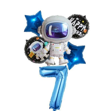 Space Astronaut Tableware Kid Birthday Party Decor Supplies - Mad Fly Essentials
