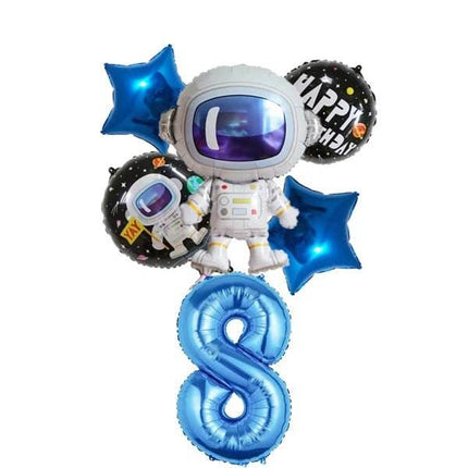 Space Astronaut Tableware Kid Birthday Party Decor Supplies - Mad Fly Essentials