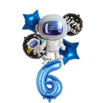 Space Astronaut Tableware Kid Birthday Decor Supply Party Essentials - Party Essentials - LISM - Mad Fly Essentials