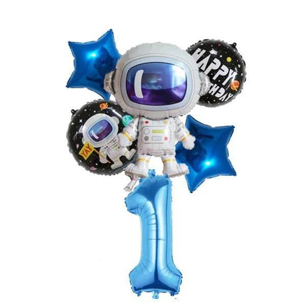 Space Astronaut Tableware Kid Birthday Decor Supply Party Essentials - Party Essentials - LISM - Mad Fly Essentials