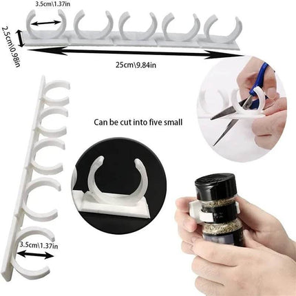 Spice Clips 5 - 20 Jars Wall Organizer Kitchen Essentials - Kitchen Essentials - Kitchen Essentials - Mad Fly Essentials
