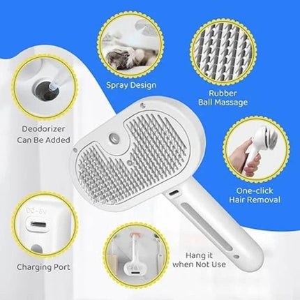 Dog Spray Cat Hair Detangling Brush Pet Essentials - Pet Essentials - Didog - Mad Fly Essentials