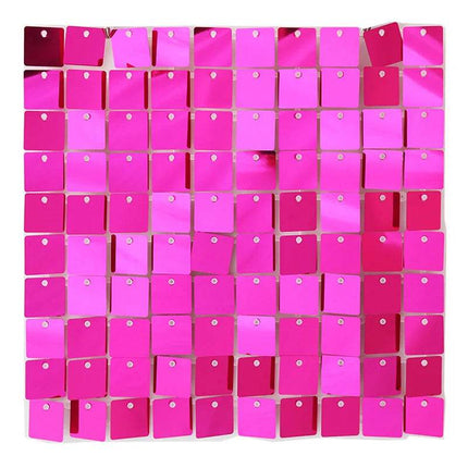 Square Gold Wall Mirror Panel Party Wedding Sequin - Mad Fly Essentials