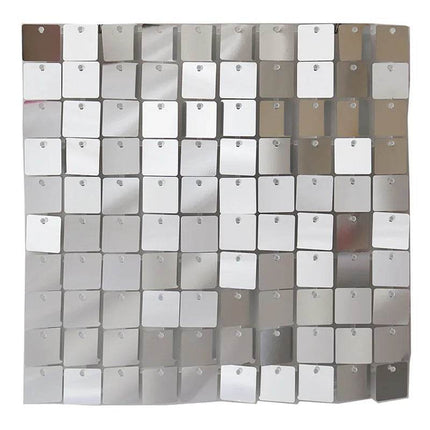 Square Gold Wall Mirror Panel Party Sequin Wedding Decor - Wedding Decor - Party Essentials - Mad Fly Essentials