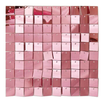 Square Gold Wall Mirror Panel Party Wedding Sequin - Mad Fly Essentials