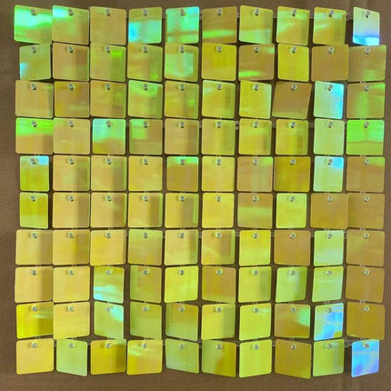 Square Gold Wall Mirror Panel Party Sequin Wedding Decor - Wedding Decor - Party Essentials - Mad Fly Essentials