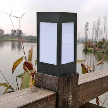 Square Solar LED Fence Post Light Garden Decor - Garden Decor - GPED - Mad Fly Essentials