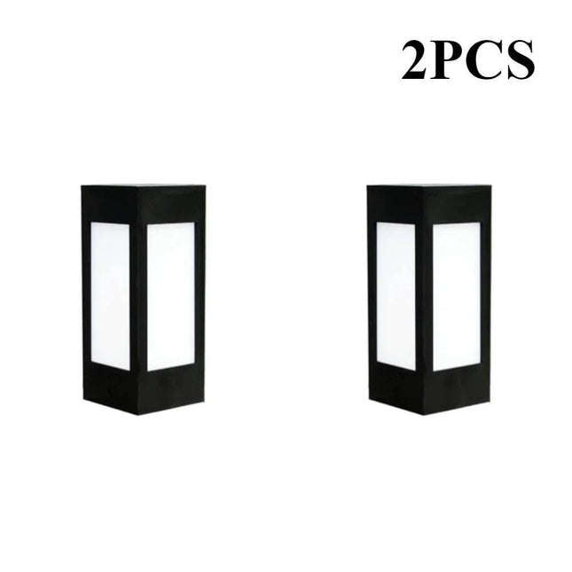 Square Solar LED Fence Post Light Garden Decor - Garden Decor - GPED - Mad Fly Essentials