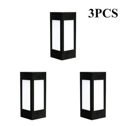 Square Solar LED Fence Post Light Garden Decor - Garden Decor - GPED - Mad Fly Essentials