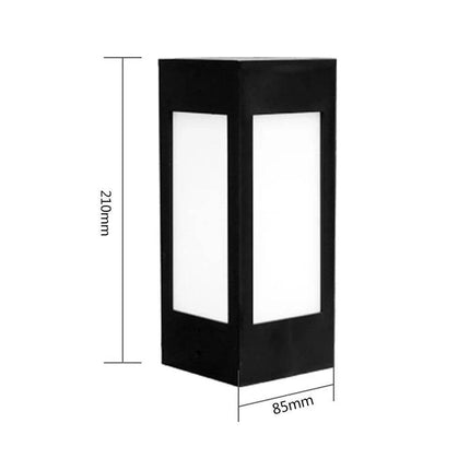 Square Solar LED Fence Post Light Garden Decor - Garden Decor - GPED - Mad Fly Essentials