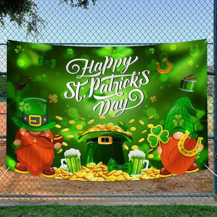 St Patricks Day Gifts Banner Top Backdrop Party Decor - Party Decor - Top Party - Mad Fly Essentials