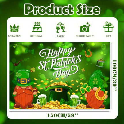 St Patricks Day Gifts Banner Top Backdrop Party Decor - Party Decor - Top Party - Mad Fly Essentials