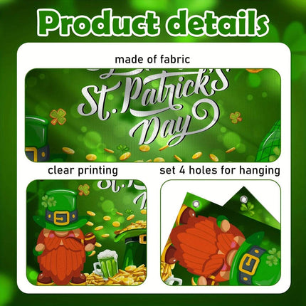 St Patricks Day Gifts Banner Top Backdrop Party Decor - Party Decor - Top Party - Mad Fly Essentials