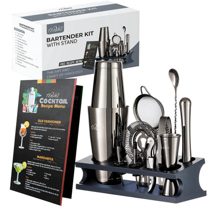 Stainless 25pc Mixology Cocktail Shaker Bartender Set Kitchen Essentials - Kitchen Essentials - Upors - Mad Fly Essentials