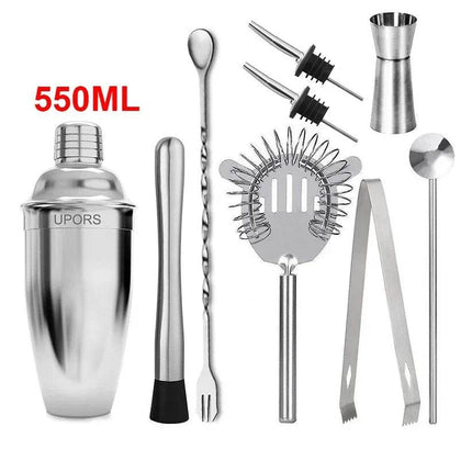 Stainless Cocktail Shaker Bar Tools Set Kitchen Essentials - Kitchen Essentials - Upors - Mad Fly Essentials