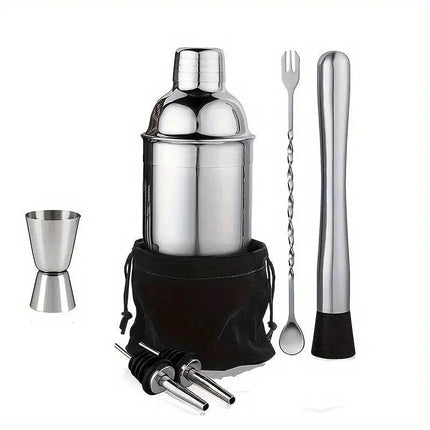 Stainless Cocktail Shaker Bar Tools Set Kitchen Essentials - Kitchen Essentials - Upors - Mad Fly Essentials