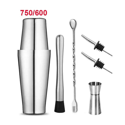 Stainless Cocktail Shaker Bar Tools Set Kitchen Essentials - Kitchen Essentials - Upors - Mad Fly Essentials