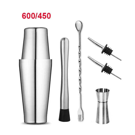 Stainless Cocktail Shaker Bar Tools Set Kitchen Essentials - Kitchen Essentials - Upors - Mad Fly Essentials
